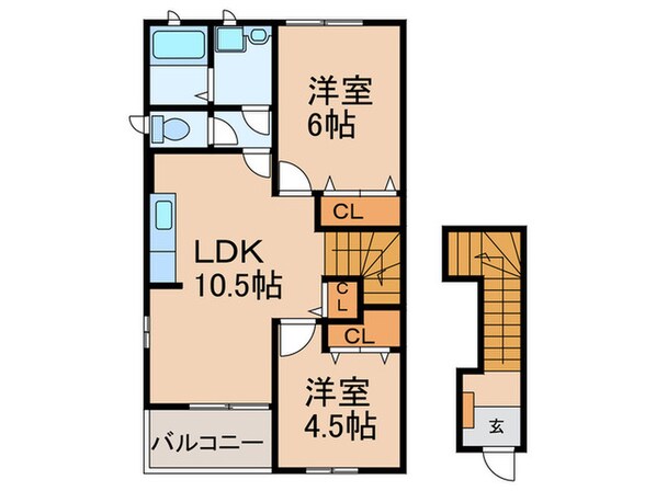 モンターニャ　Ⅰの物件間取画像